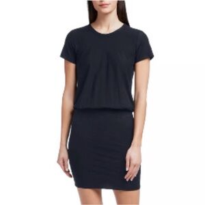 Standard James Perse | black | blouson | jersey knit | mini | 3 (L) | dress